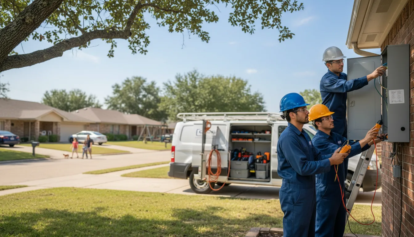 Certified electrician providing emergency electrical services in Galveston, IN